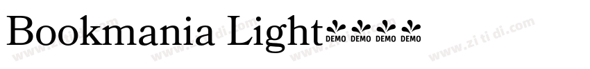 Bookmania Light字体转换